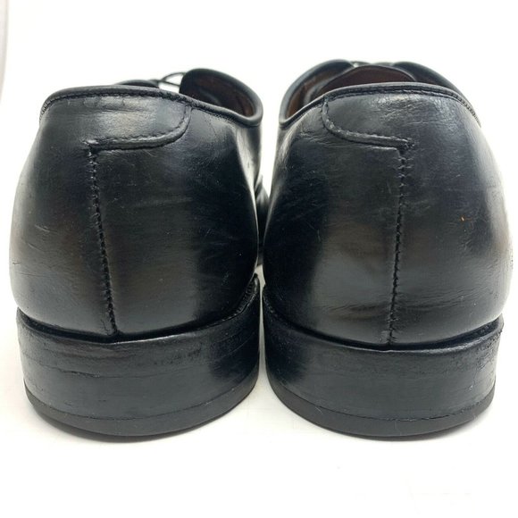 Allen Edmonds Black Leather Cap Toe Oxford, 11 D main image 4